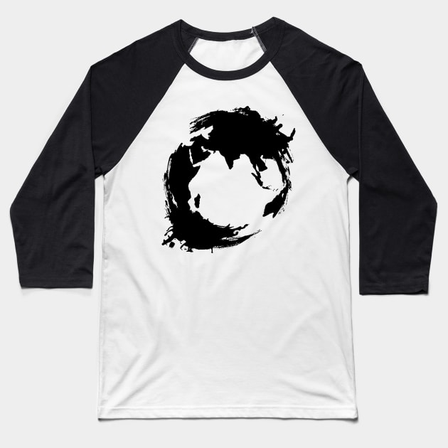 Heptapod Earth Baseball T-Shirt by Circulartz